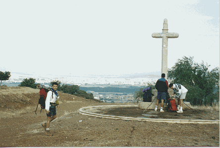Crucero Santo Toribio. Vista de Astorga